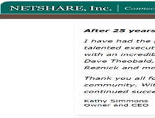 Tablet Screenshot of netshare.com